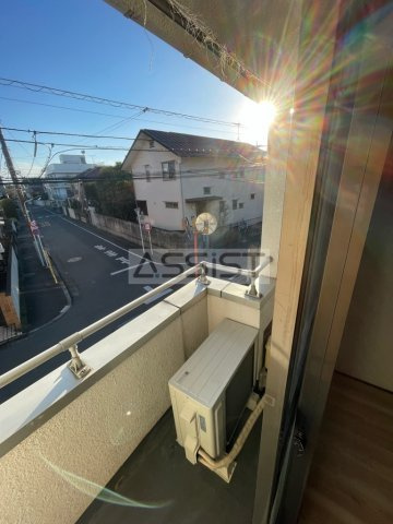 ハイフラット赤堤のバルコニー
