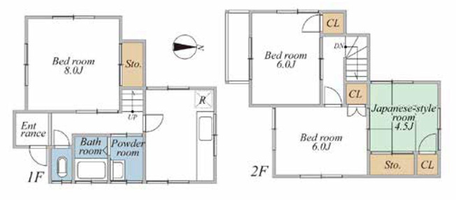 【間取り】 | 4DKはダイニングキッチンと4つの居室がある間取りです。大家族や二世帯住宅、または複数人で暮らす場合に適しています。食事スペースとくつろぎの場を分け、それぞれの個室も確保できるため、快適に過ごせます。