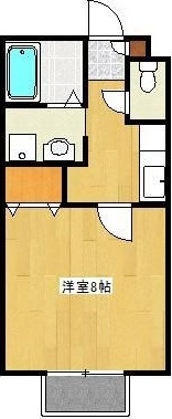 クロノス21御領Bの間取り