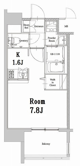 【間取り】 | 新品家具付きマンション築港本町21(KaGood福岡) | ※間取りと異なる場合は現状を優先します。