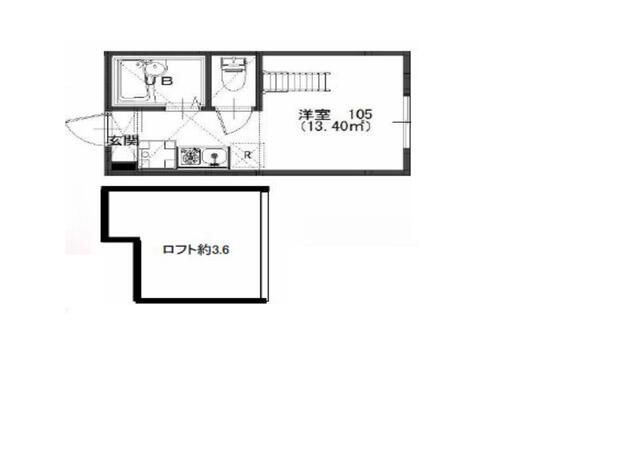 【間取り】 | プライムテラス大和B | ※反転タイプ