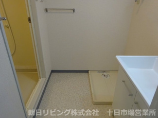 【洗面所】 | 洗面所、洗濯防水パン有り（同間取り違う階のお部屋