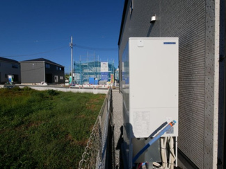 【周辺】 | 甲斐市竜王新町 オール電化新築 全2棟 1号棟 竜王駅徒歩19分 | 北側境界
