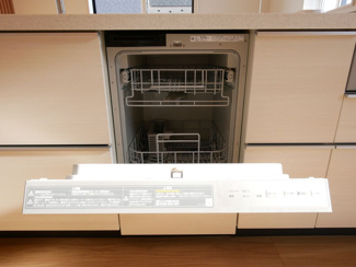 【キッチン】 | 甲斐市竜王新町 オール電化新築 全2棟 1号棟 竜王駅徒歩19分 | 食洗器