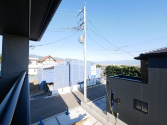 【展望】 | 甲斐市竜王新町 オール電化新築 全2棟 1号棟 竜王駅徒歩19分 | 東側