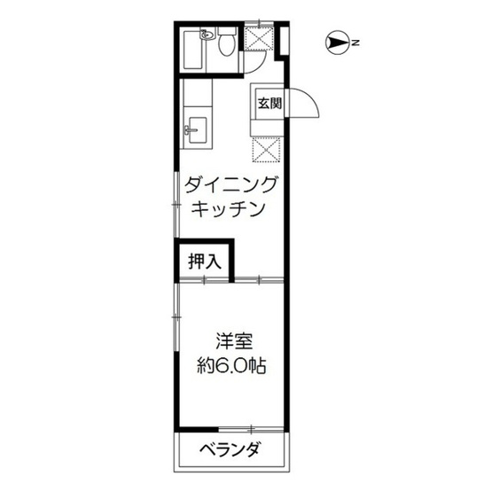 【間取り】 | サンハイム-宮前1丁目-