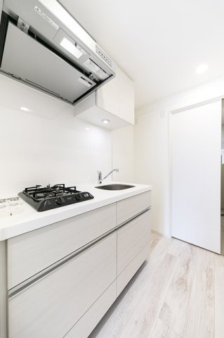 ライオンズフォーシア築地ステーションのキッチン|※写真は同タイプ住戸です。
