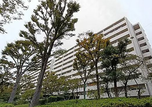 亀戸二丁目団地9号棟の外観|おしゃれな外観です