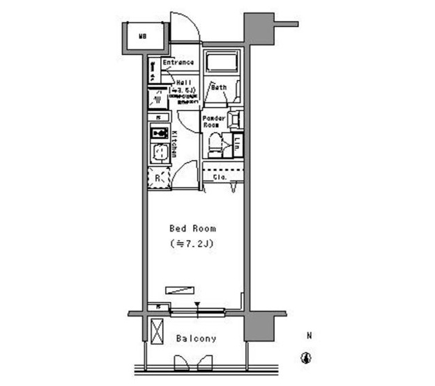 【間取り】 | パークアクシス住吉