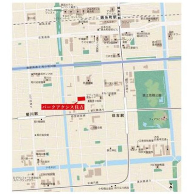 【地図】 | パークアクシス住吉