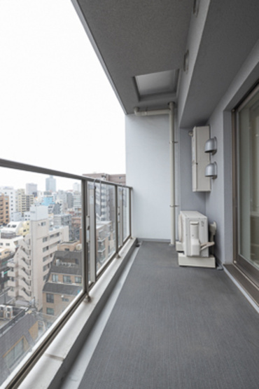 【バルコニー】 | パークアクシス蔵前 | ※写真は同タイプ住戸です。