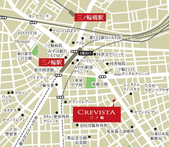 【地図】 | クレヴィスタ三ノ輪