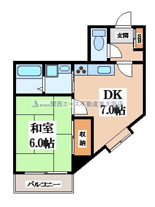 【間取り】 | エンゼルハイツ喜里川