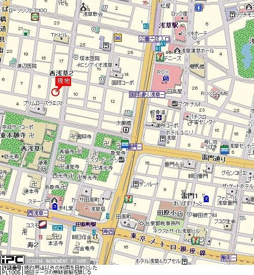 【地図】 | 浅草スカイレジテル