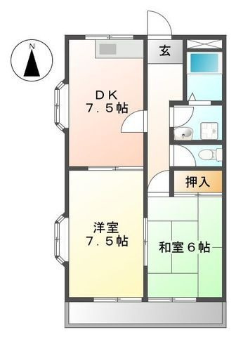 【間取り】 | グリーンハイツ