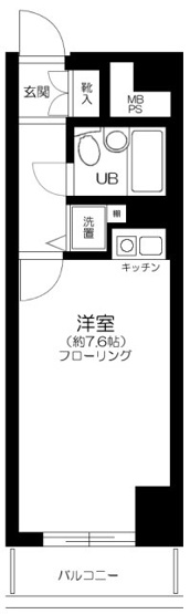 【間取り】 | シティコープ浅草橋Ⅲ
