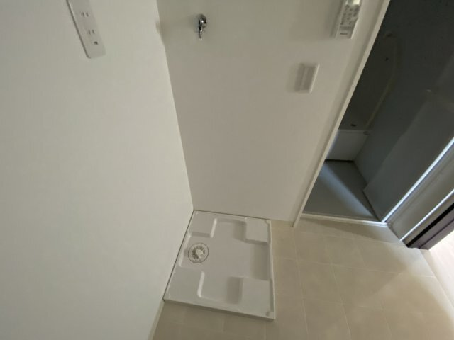 メゾンキャレB棟の洗面所