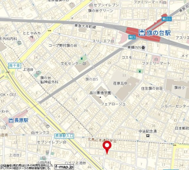 【地図】 | アクトピア旗の台２番館