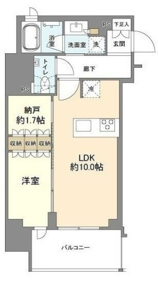 ルジェンテ武蔵小山アベニューの間取り|間取りです。