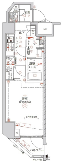 【間取り】 | クオリタス蒲田