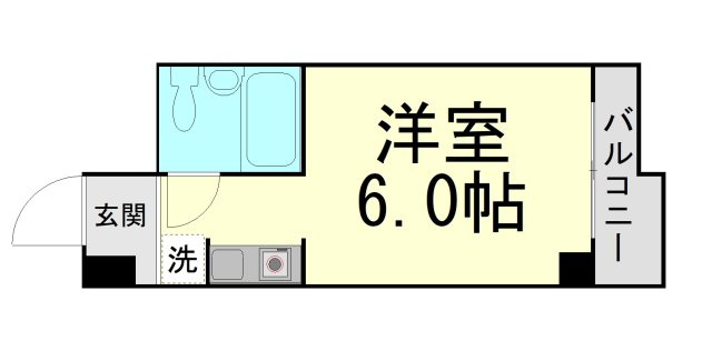 コスモプラザ三宮の間取り