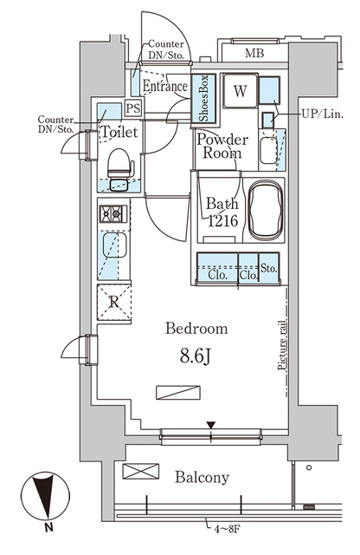 【間取り】 | パークアクシス大森
