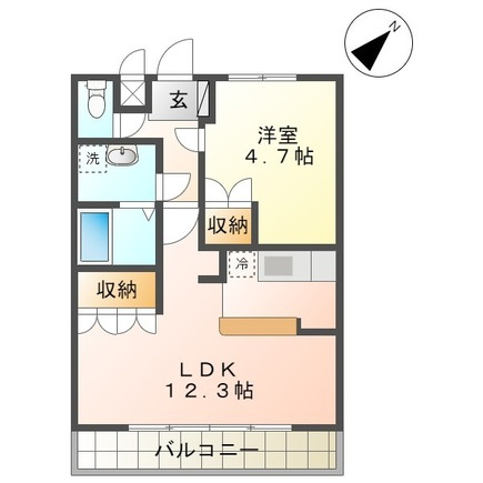 ルミナスハイム920の間取り