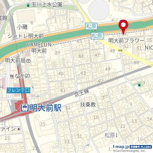 【地図】 | スカイコート明大前第２