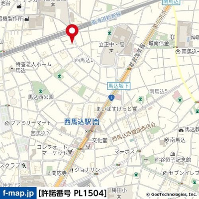 【地図】 | AXAS西馬込アジールコート