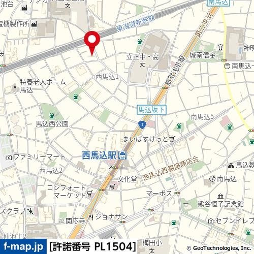 【地図】 | AXAS西馬込アジールコート