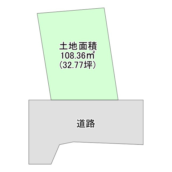 【土地図】 | ◆泉区中田西2丁目　建築条件なし売地◆