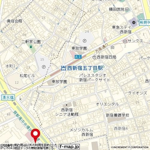 【地図】 | トップ・ルーム新宿公園第２