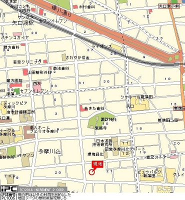 【地図】 | スカイコート蒲田第５