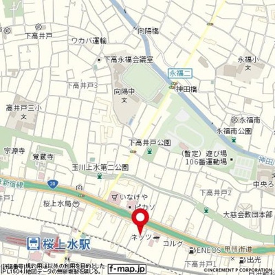 【地図】 | ダイホープラザ桜上水
