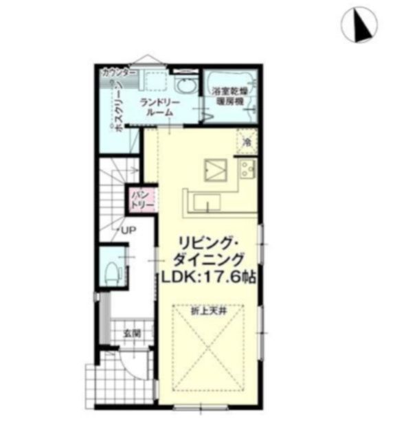 福岡市東区多の津1期の間取り
