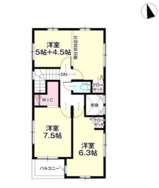 福岡市東区多の津1期の間取り