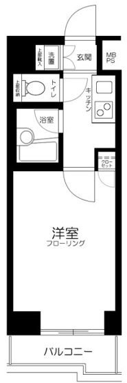 【間取り】 | ルーブル多摩川弐番館