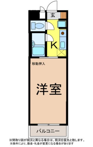 石川マンション５の間取り