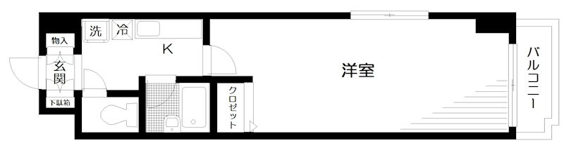 グレース東神田 の間取り|間取りです。