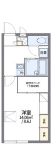 【間取り】 | レオパレスルーチェⅡ | 代表的な間取のため実際の間取とは異なる場合があります