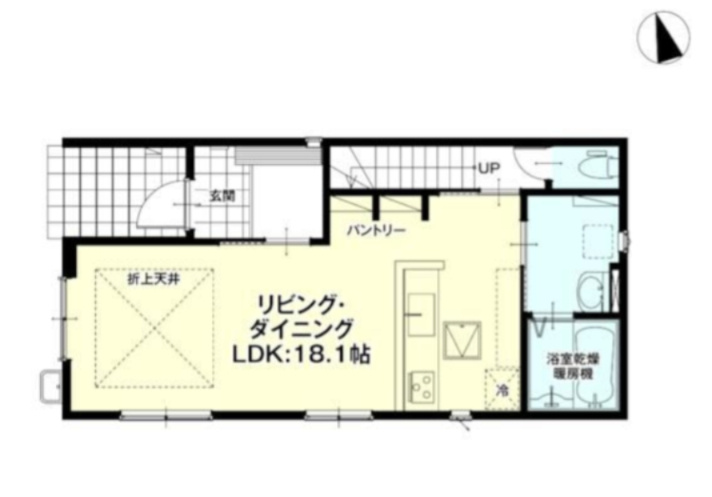 福岡市東区多の津1期の間取り