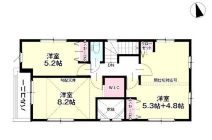 福岡市東区多の津1期の間取り