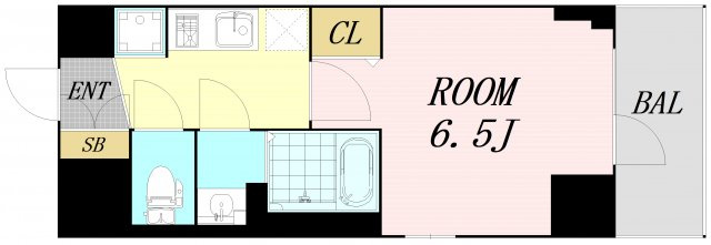 City Lux Namba South　仲介手数料無料の間取り