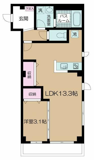 ル・クレール代々木初台の間取り