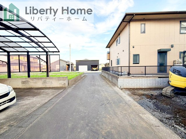 ひたちなか市平磯遠原町1期　新築戸建の前面道路含む現地写真