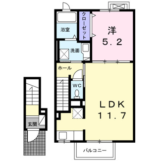 【間取り】 | サンライトヒルⅡ