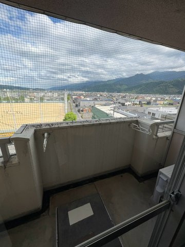 石川マンション５のバルコニー