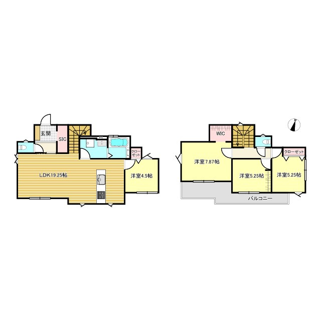 青梅市裏宿町2期の間取り