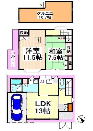 【間取り】 | 無垢の家