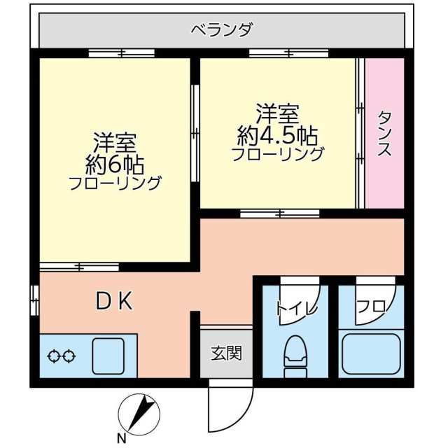 尾崎ビルの間取り